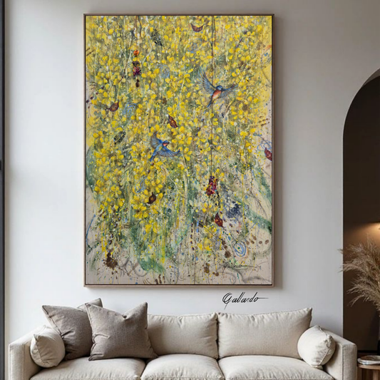 Obra de arte original- Que mi vuelo no estorbe tu vuelo