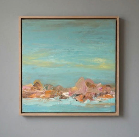“Paisaje marino con rocas “