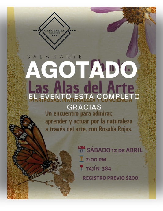 CHARLA: "Las Alas de Arte: Mariposas, Naturaleza y Conciencia" con Rosalía Rojas