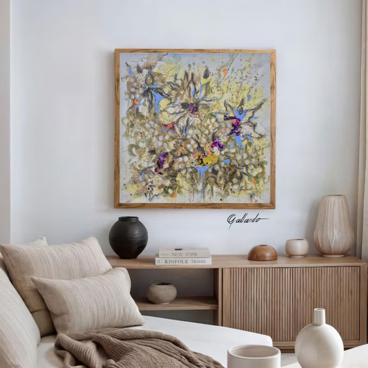Obra de arte original - Que nadie se robe el color de tu vuelo