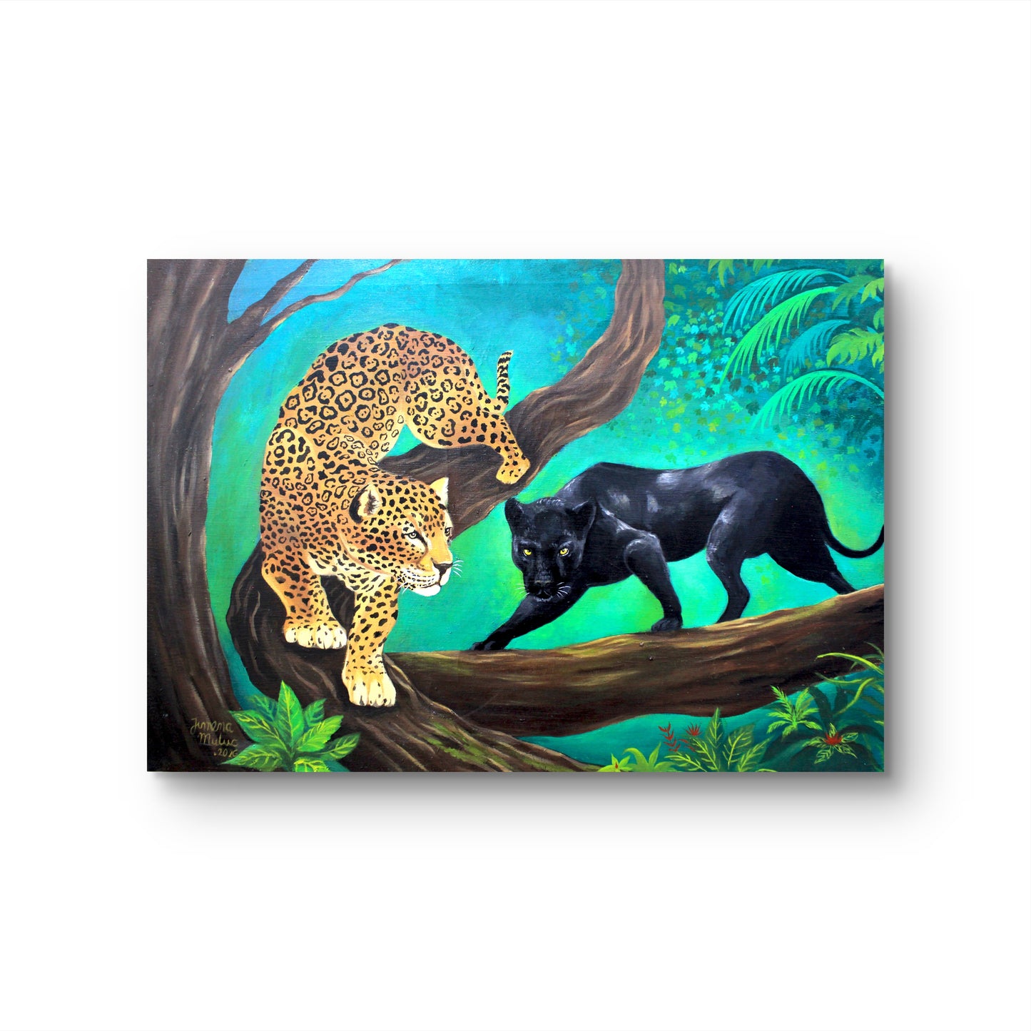 Obra de arte original - "Nahuales" - Pintura acrílica