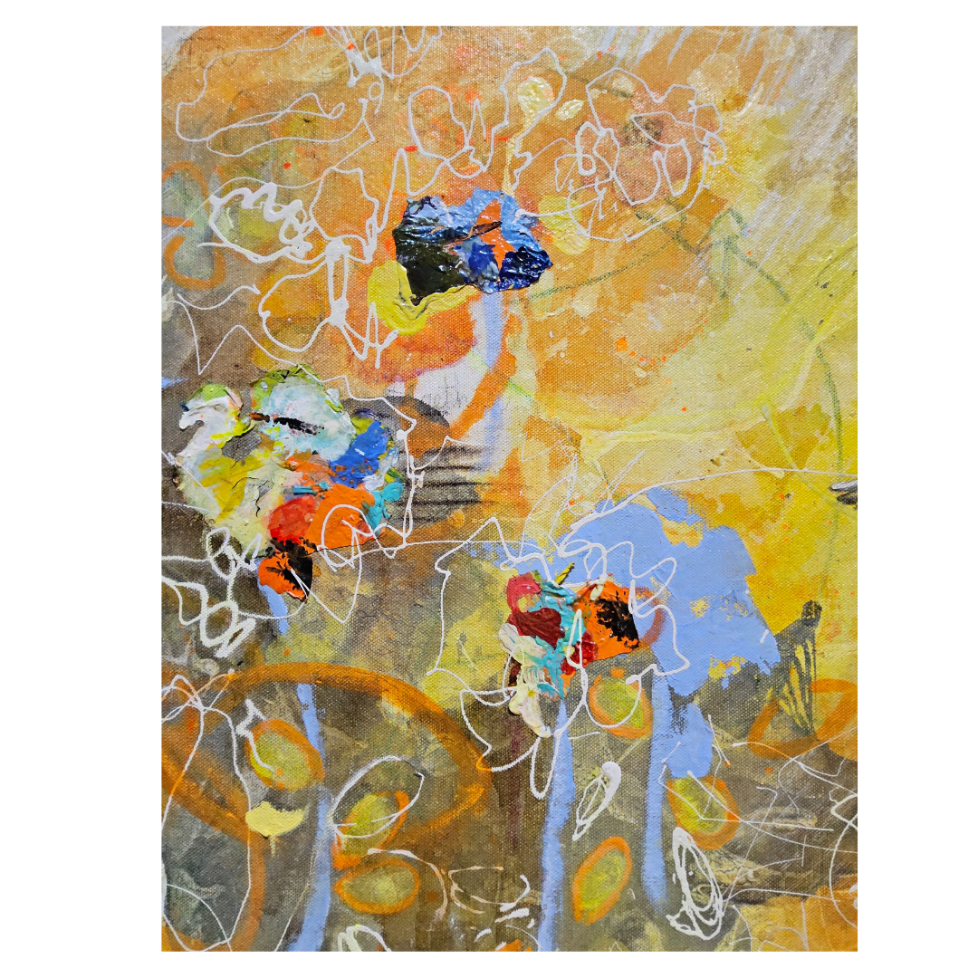 Obra de arte original - La libertad de volar acompañado