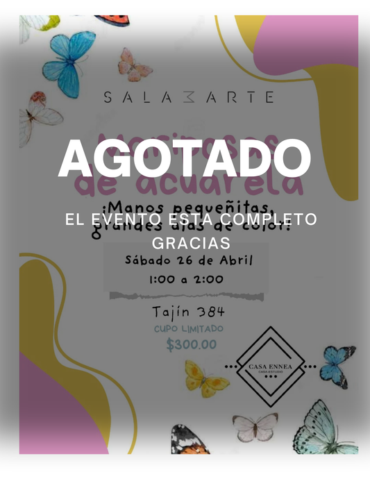 TALLER INFANTIL: "Mariposas de Acuarela" con Rosalía Rojas