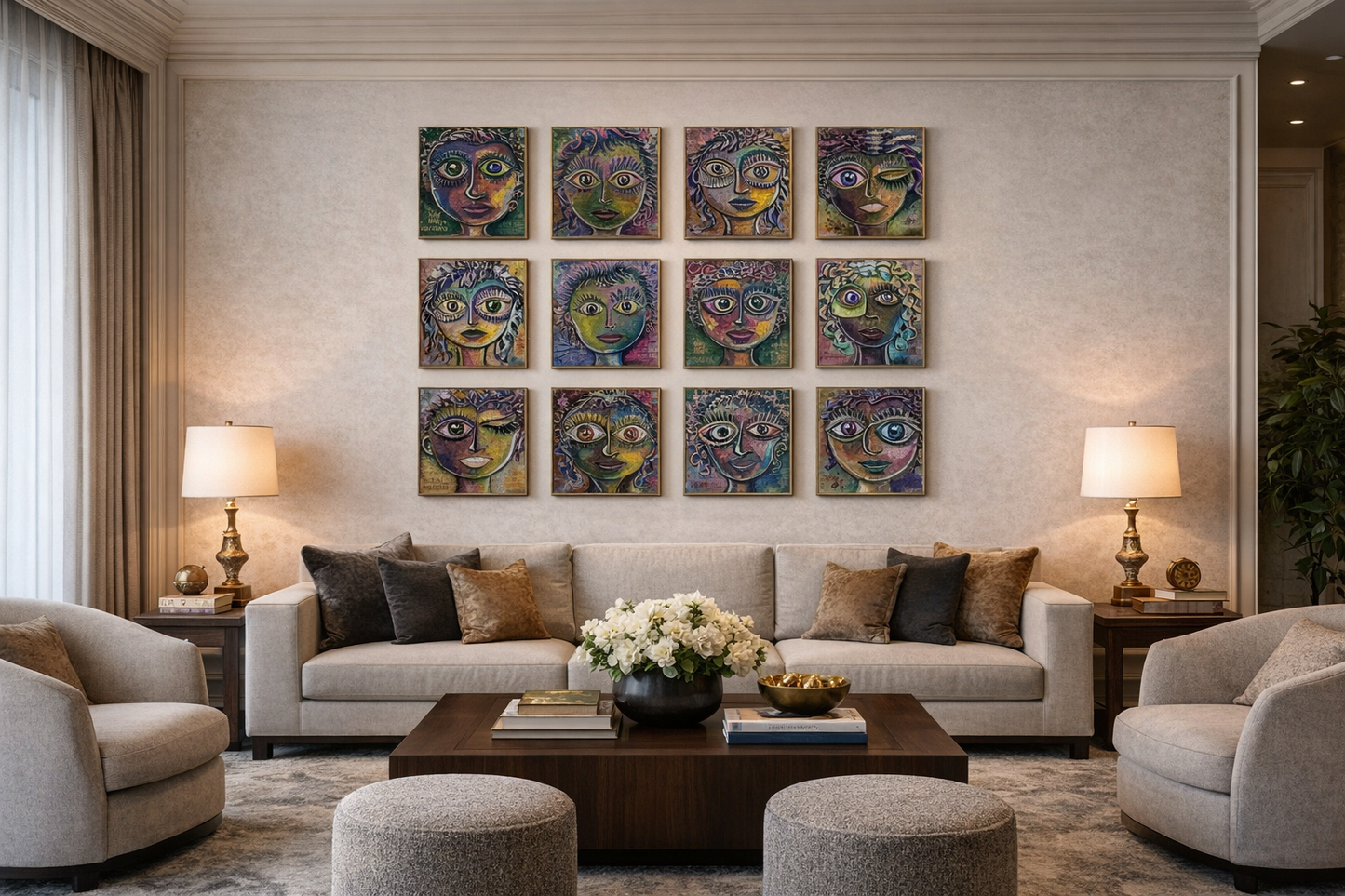 Evelyn Cohen. Rostros