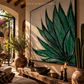 AGAVE VII (fondo beige)