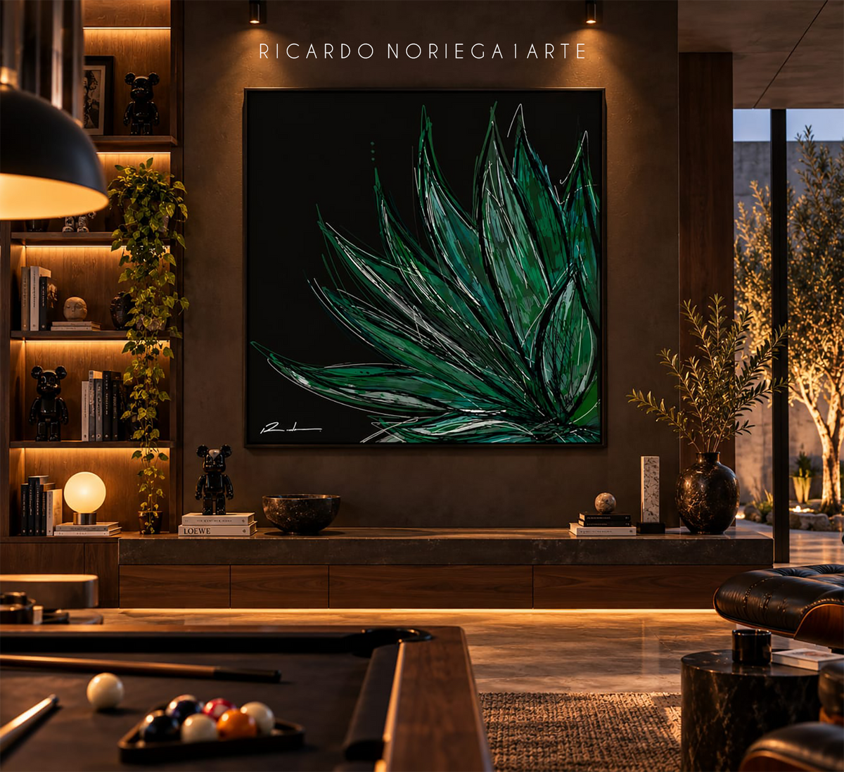 AGAVE VII (fondo negro)
