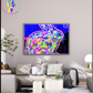 Cuadro Decorativo Neon - Conejo
