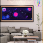 Cuadro  Neon Decorativo - Planetas Neon