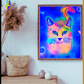 Cuadro decorativo - Gato Galactico