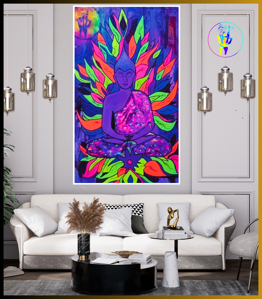 Cuadro Moderno - Buda Meditacion