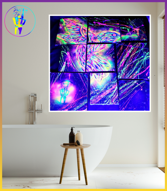 Cuadro Decorativo Neon - Colibri