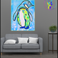 Cuadro Neon Moderno-Pinguino