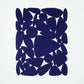 Pebbles Azul - Linografia- Arte decorativo