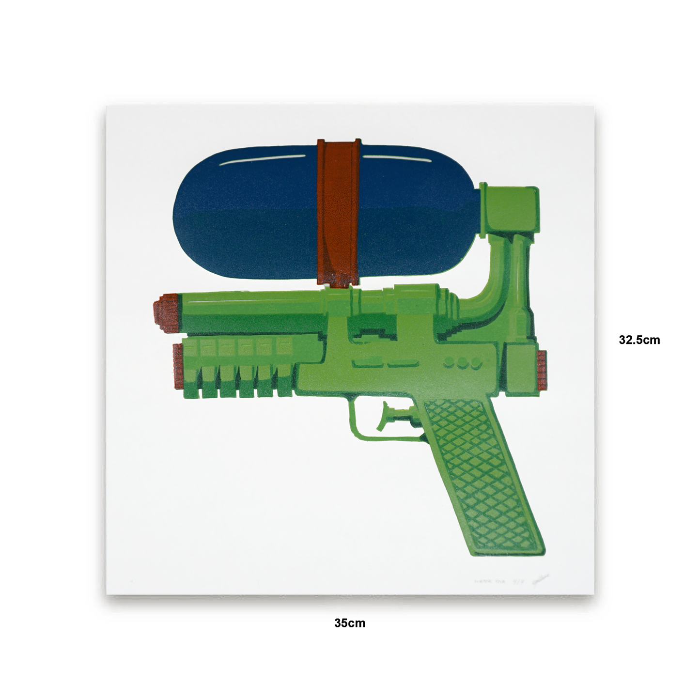 Water Gun - Linoleo -Pop Art