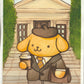 Purin, Esquire | Obra Original Pintura Acuarela Kawaii