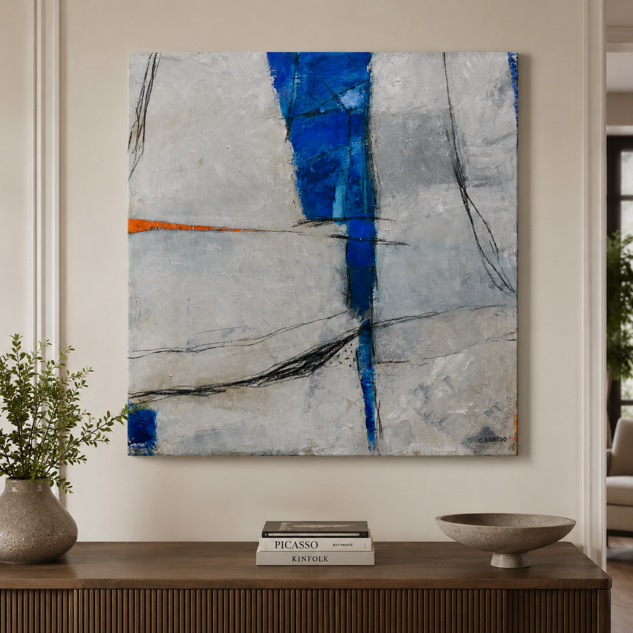 Pintura acrílica - Abre la puerta