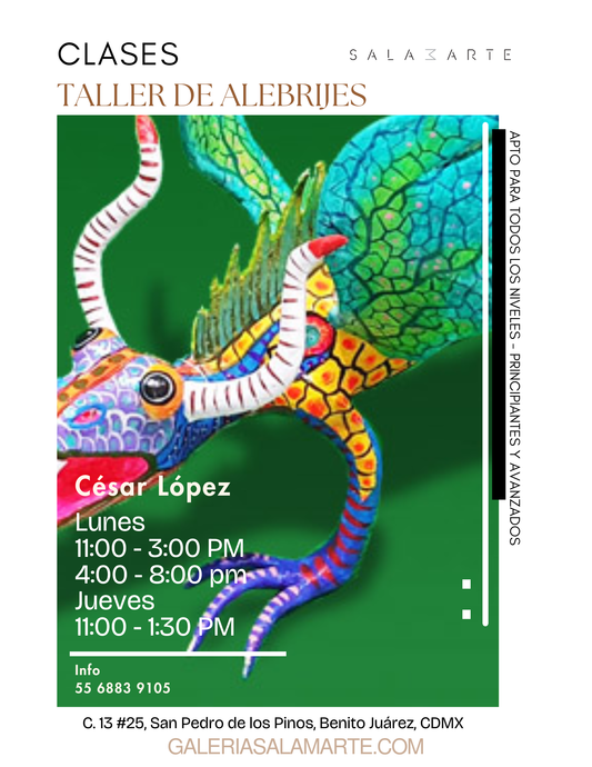 Taller de Alebrijes con César López