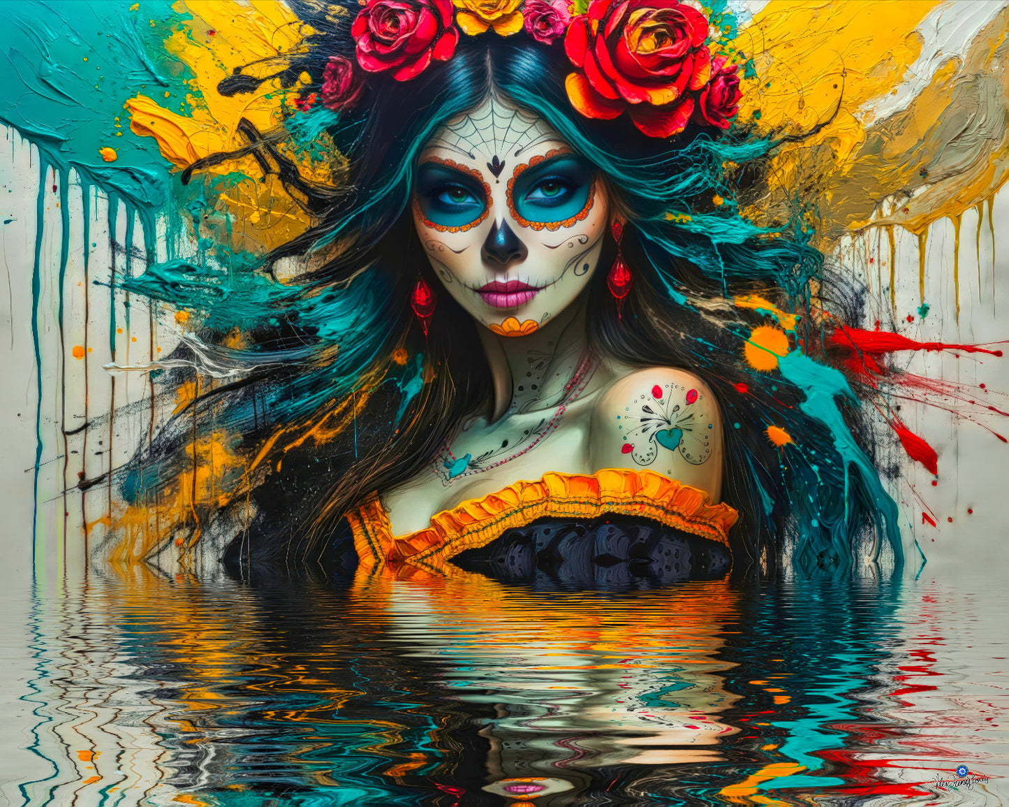 “Catrina entre Agua y Fuego” Alex Catrina 6-2