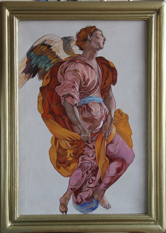 Arcángel Gabriel, estudio de la Annunciazione de Jacobo Pontormo