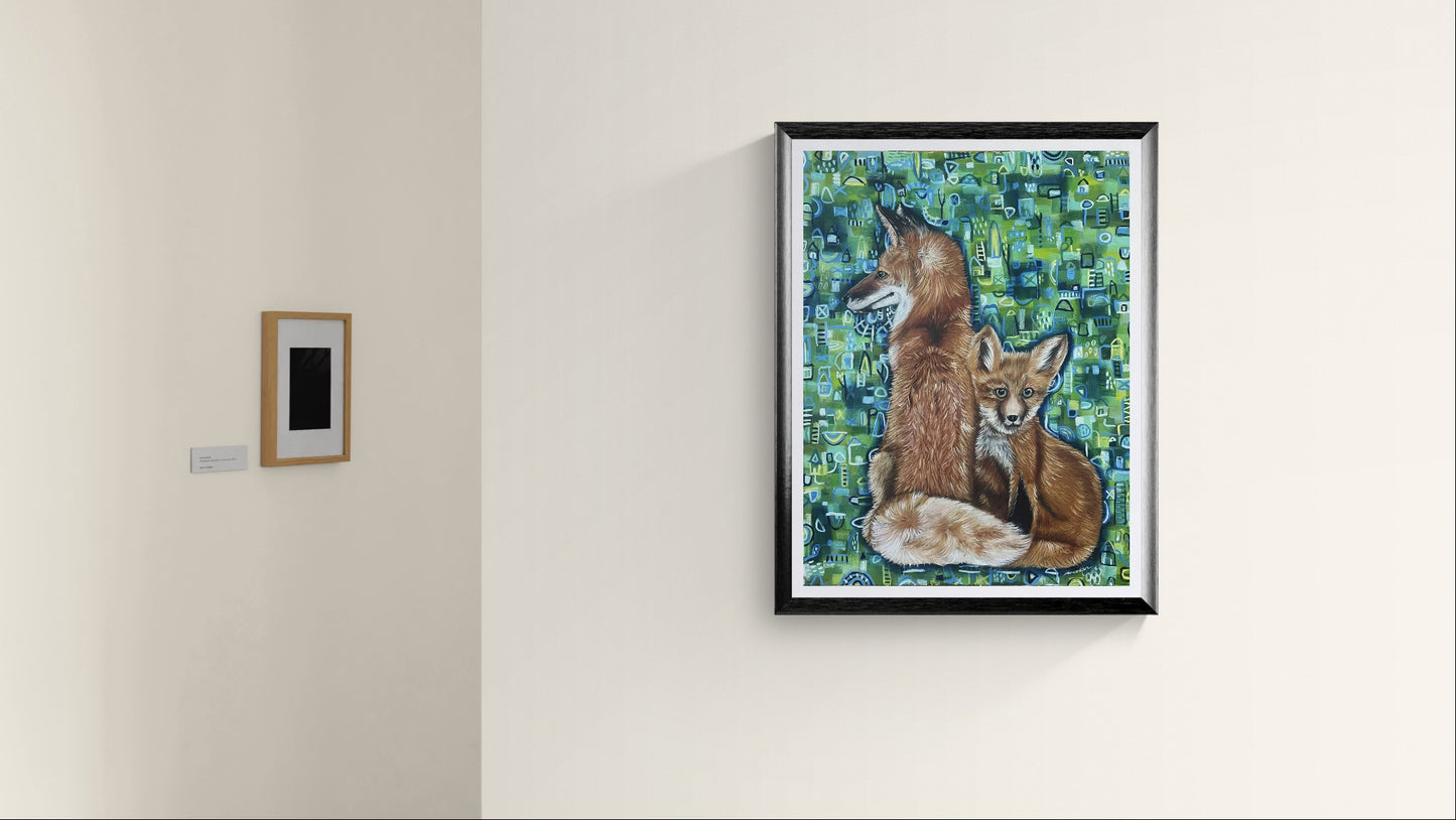 Obra de Arte Original - Miradas Curiosas