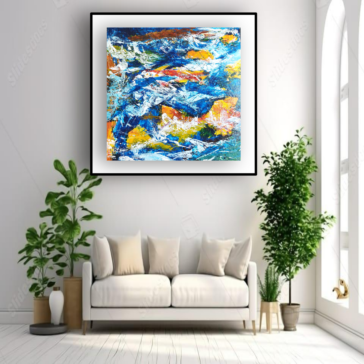 Obra De Arte Original -Atmósfera Desbordada