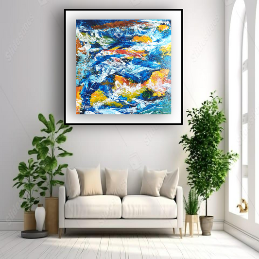 Obra De Arte Original -Atmósfera Desbordada