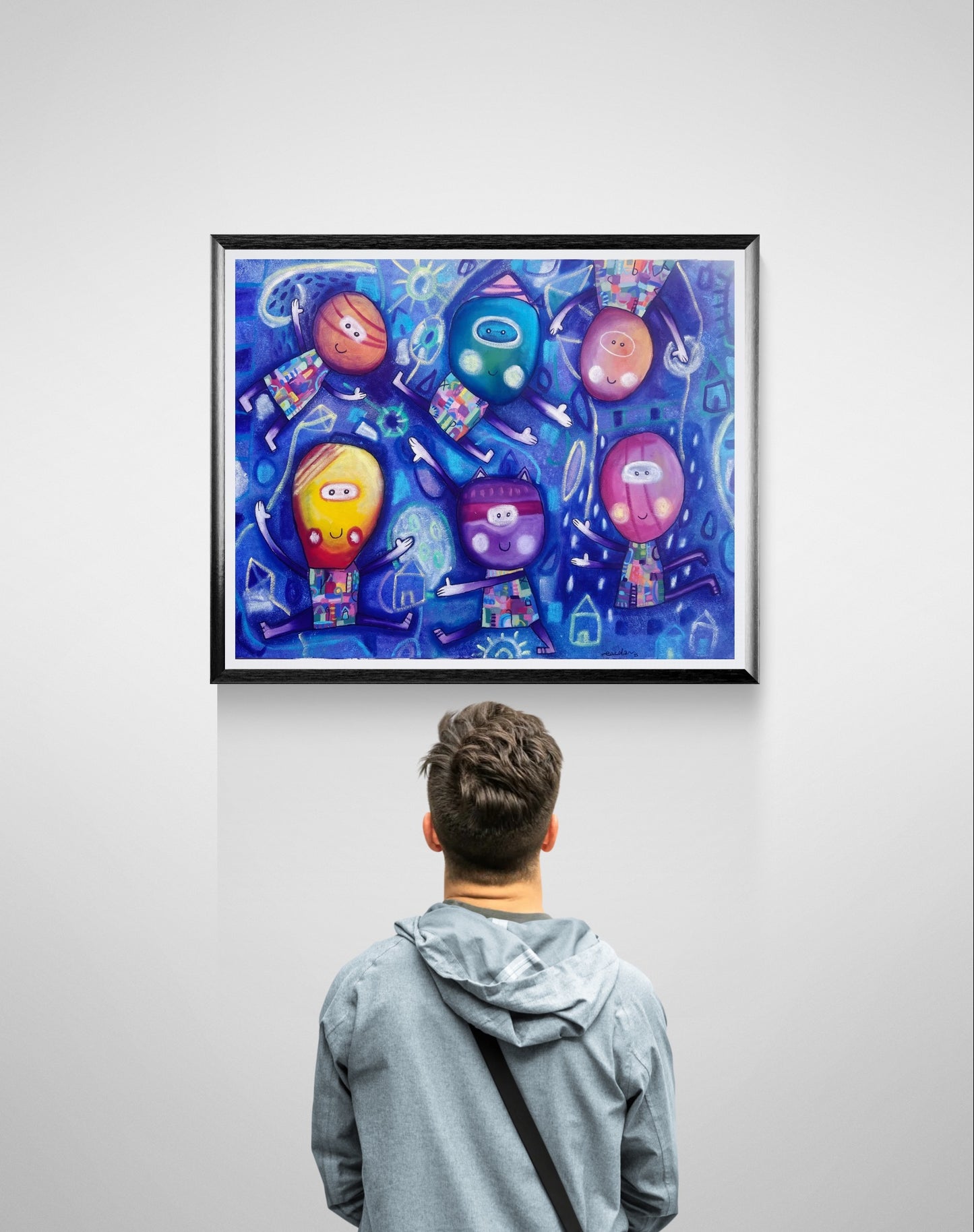 Obra de Arte Original - Juegos Nocturnos