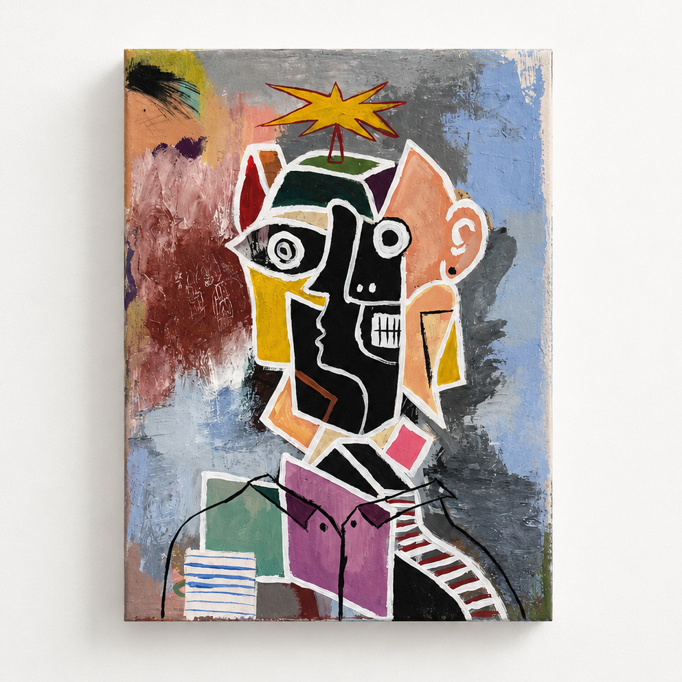 Cuadro al Óleo - Autoretrato pablouraí
