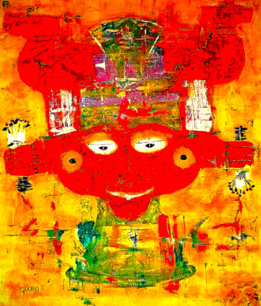 Pintura Abstracta - Vasija Maya
