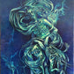 Obra de arte original - Bruja y Gato