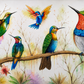 Familia de colibríes