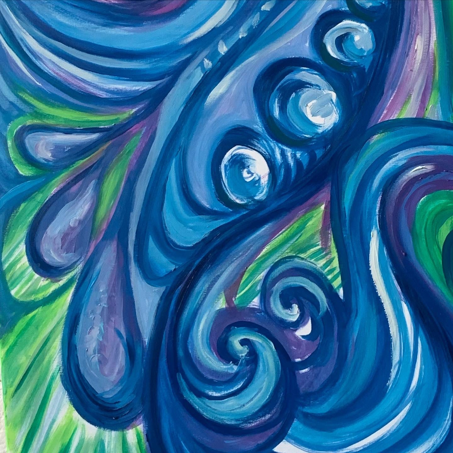 Cuadro abstracto- Creación Divina