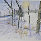 Pintura - Invierno en Canadá