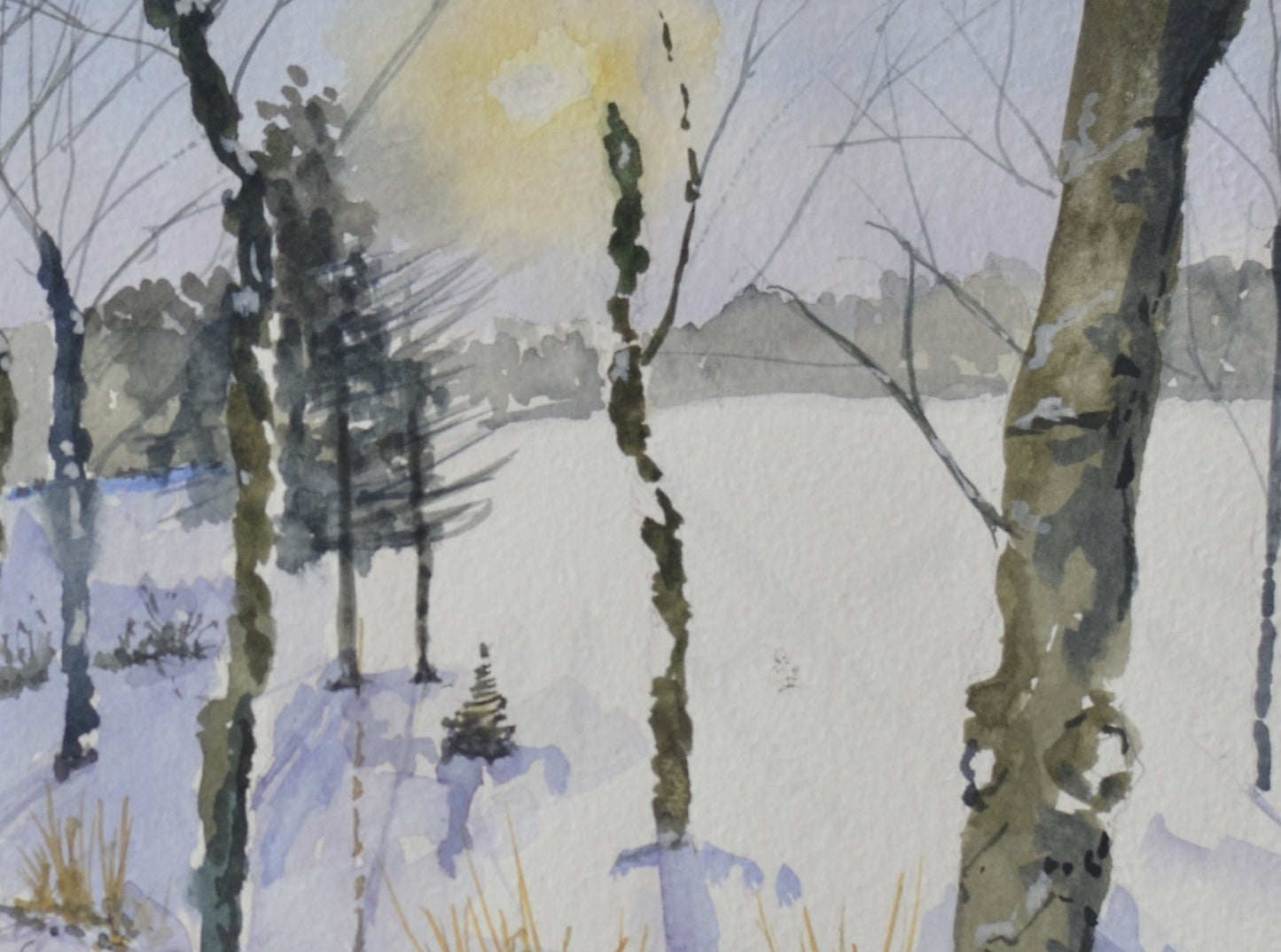 Pintura - Invierno en Canadá