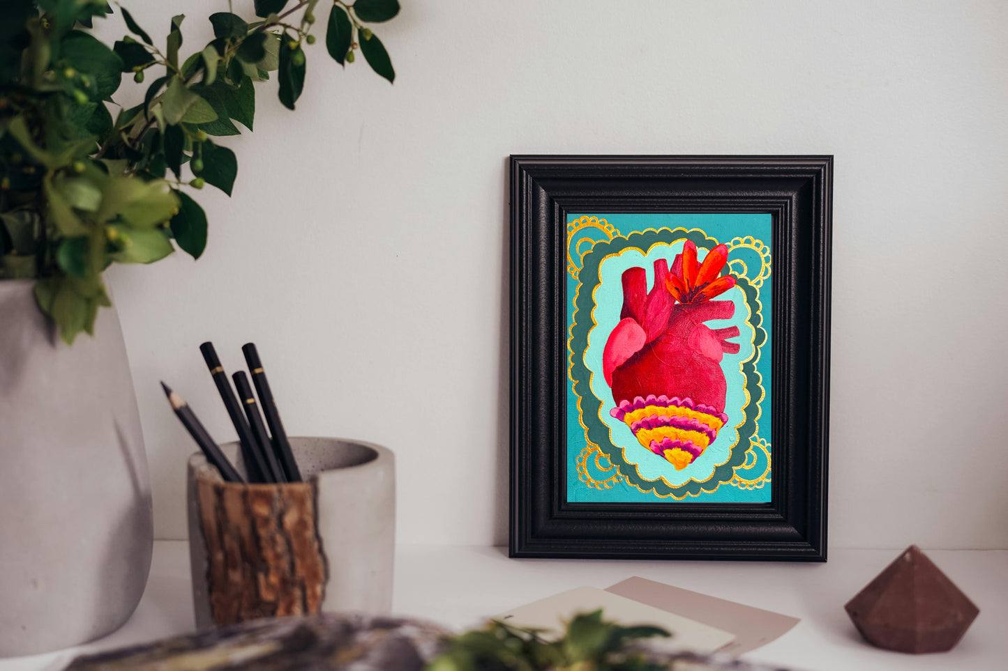Corazón piñata