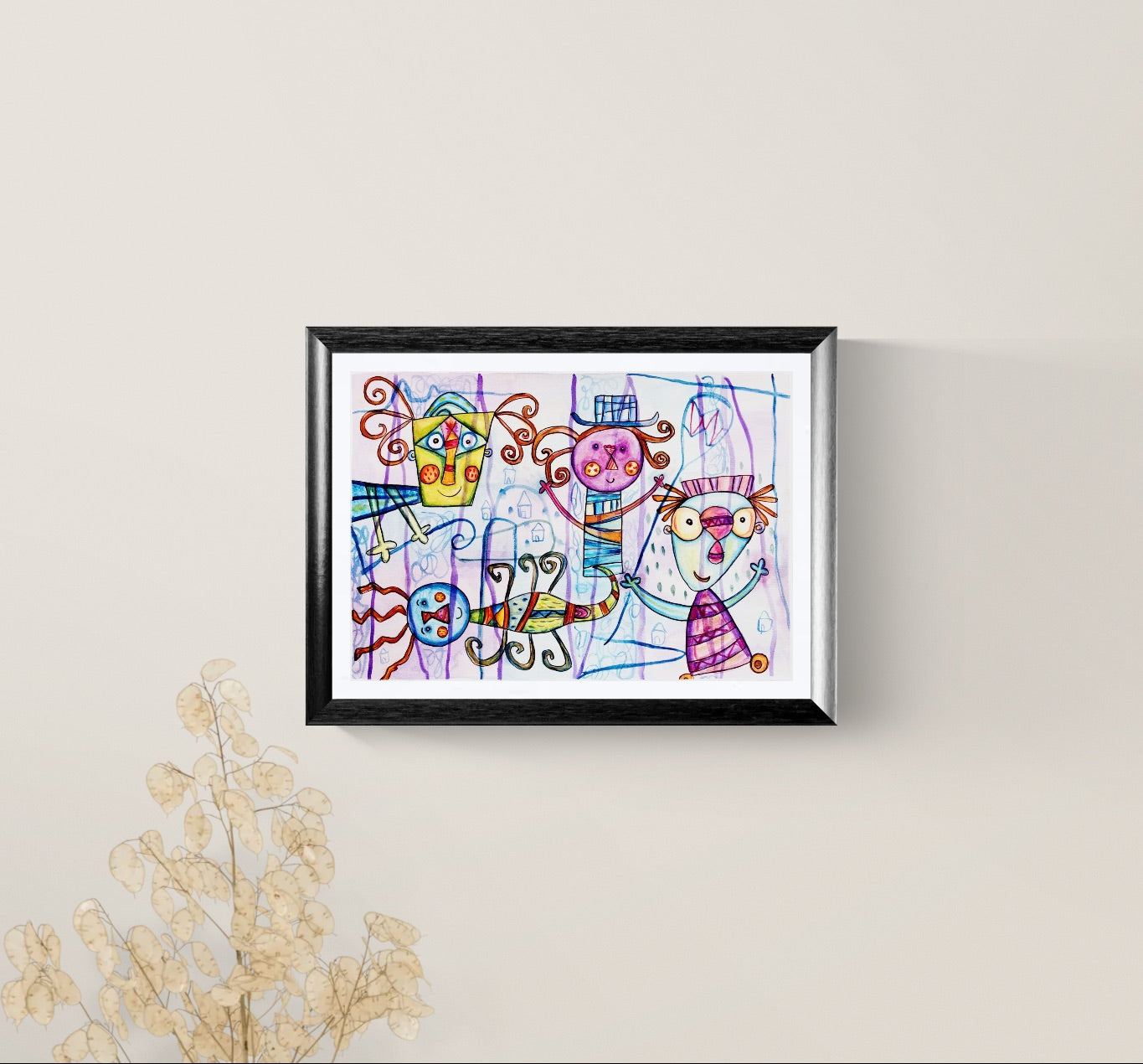 Obra de Arte Original - Purple illusion
