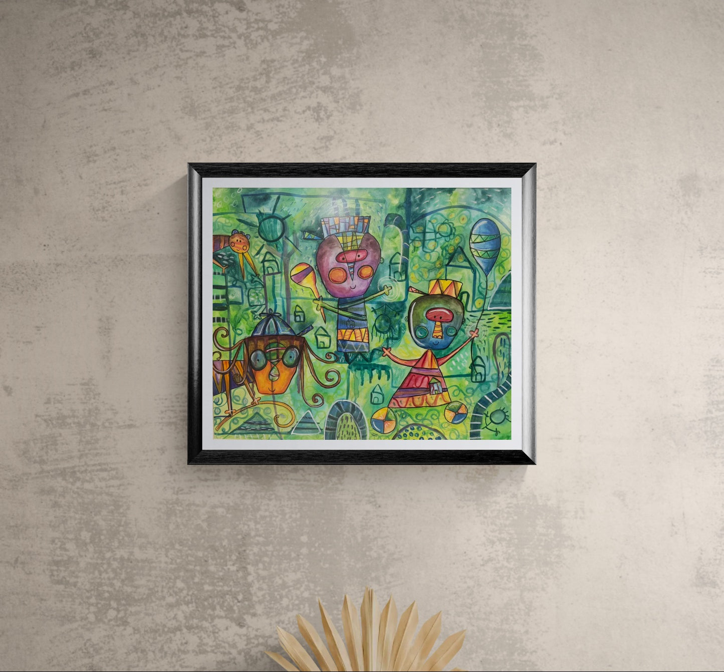 Obras de Arte Original - Maraquero en el Parque