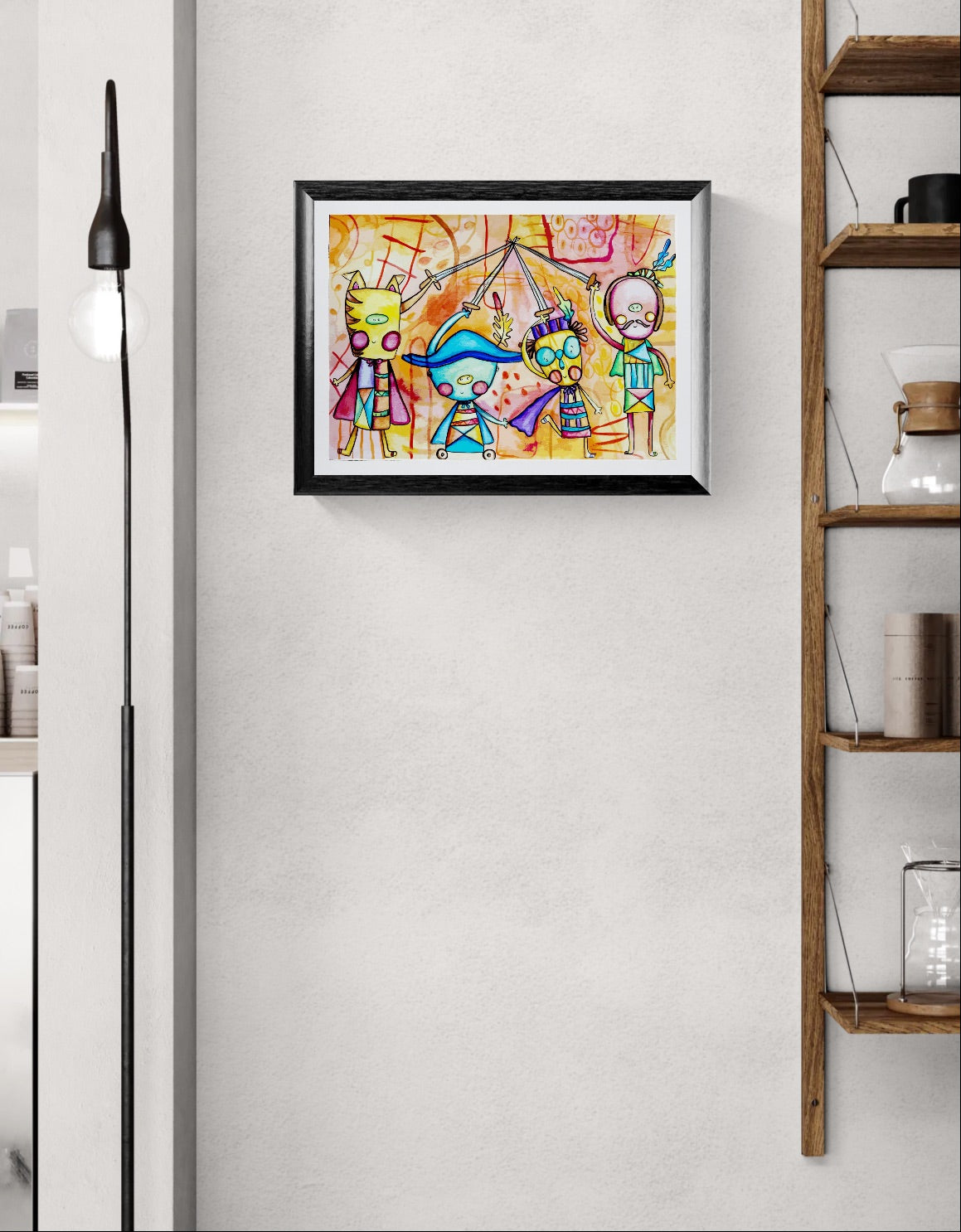 Obra de Arte Original - Los tres Mosqueteros