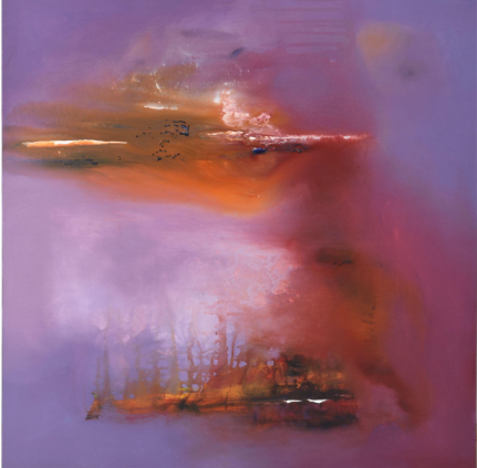 Silencio y serenidad en lila