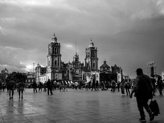 Fotografía blanco y negro - Zócalo