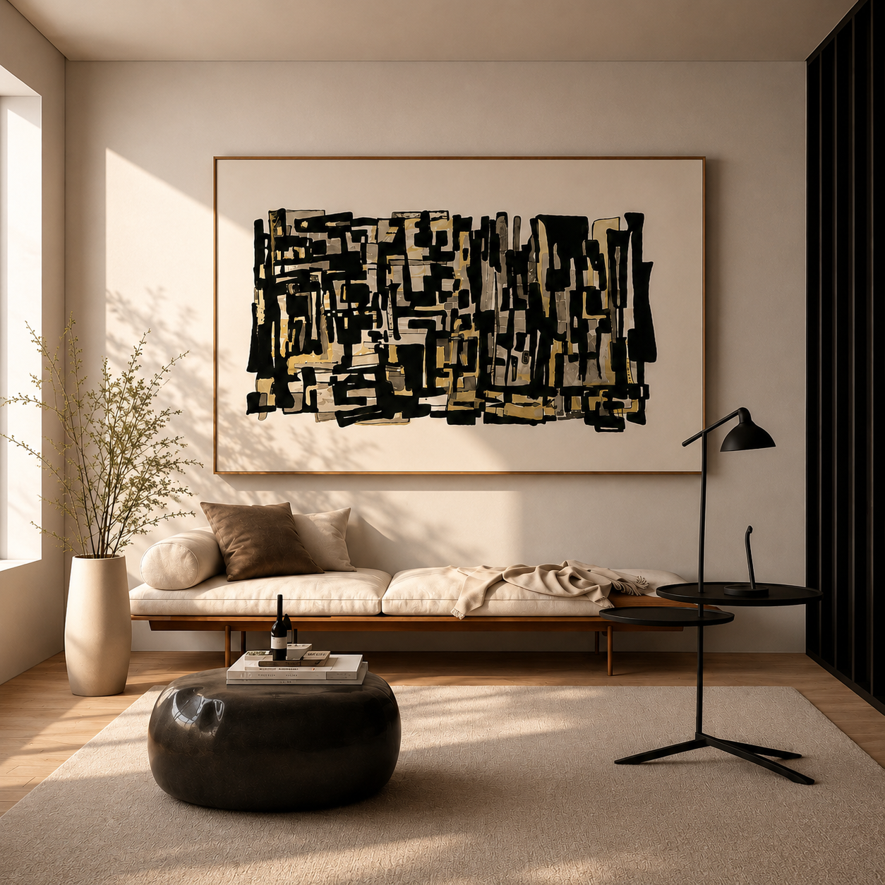 Pintura abstracta - "Cuerpos integrados"