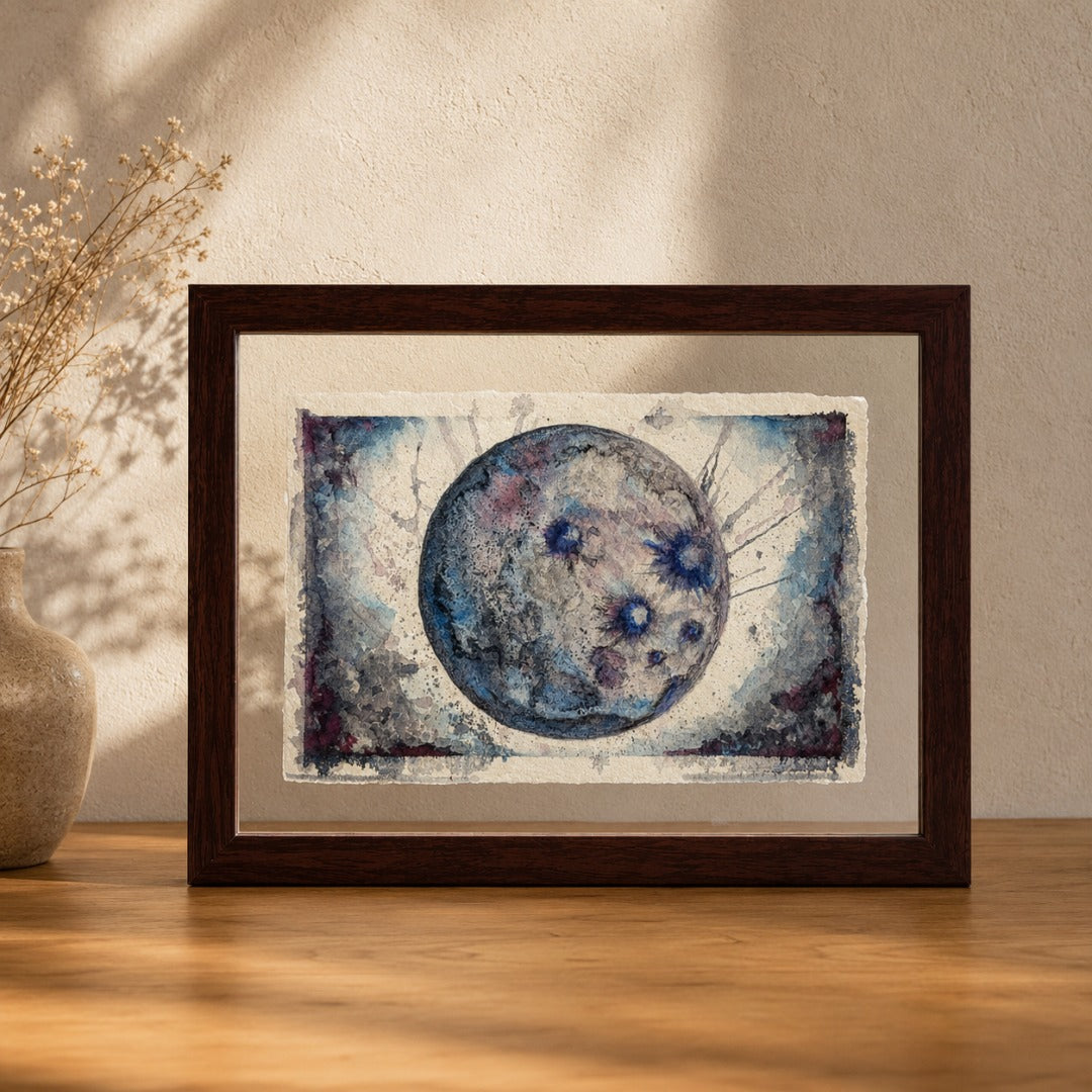 Cuadro minimalista moderno - Luna de hielo