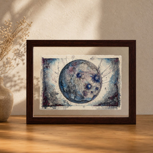 Cuadro minimalista moderno - Luna de hielo