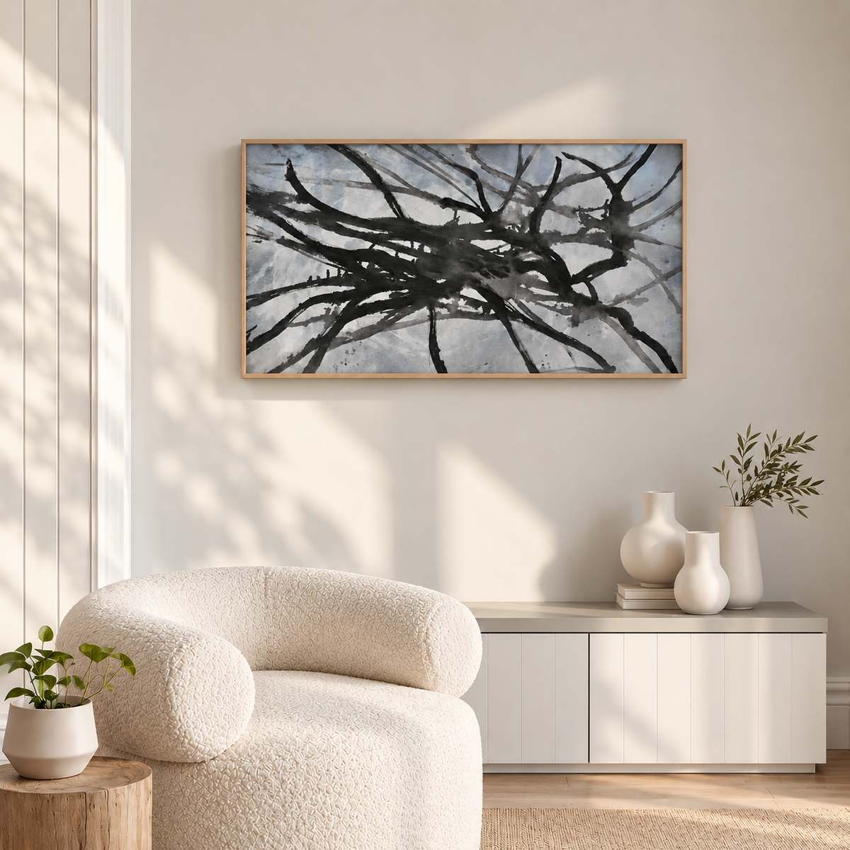 Pintura - "Manchas y un azul profundo"