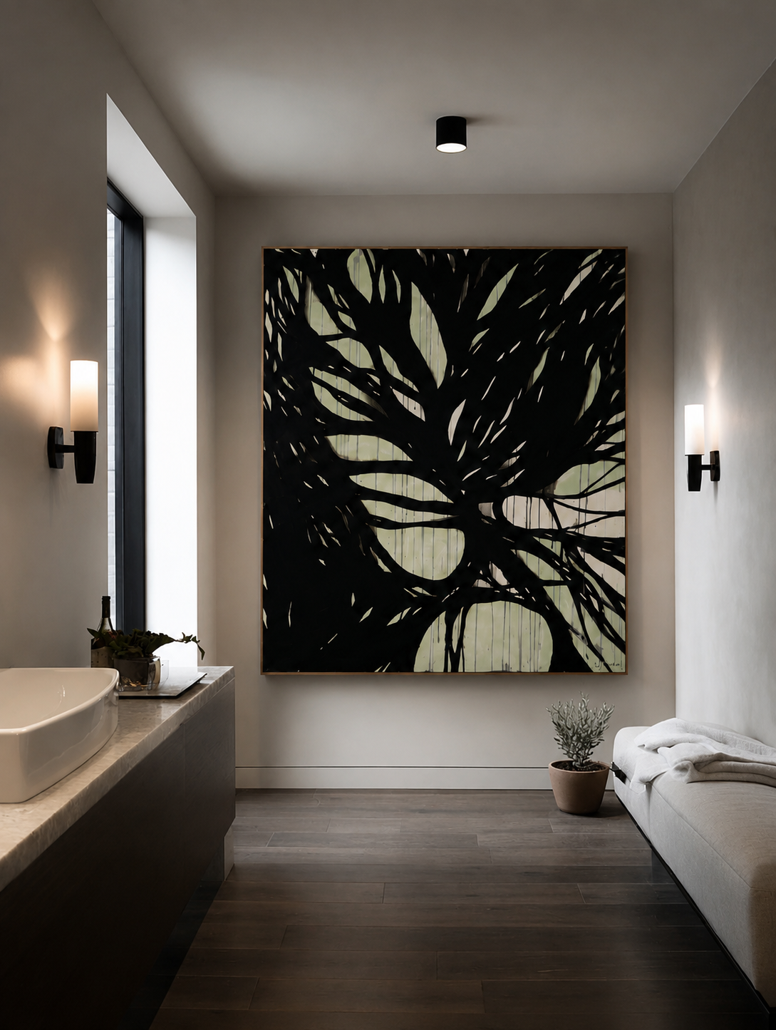 Pintura abtracta - "Raíces"