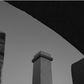 Fotografía blanco y negro - Chimenea