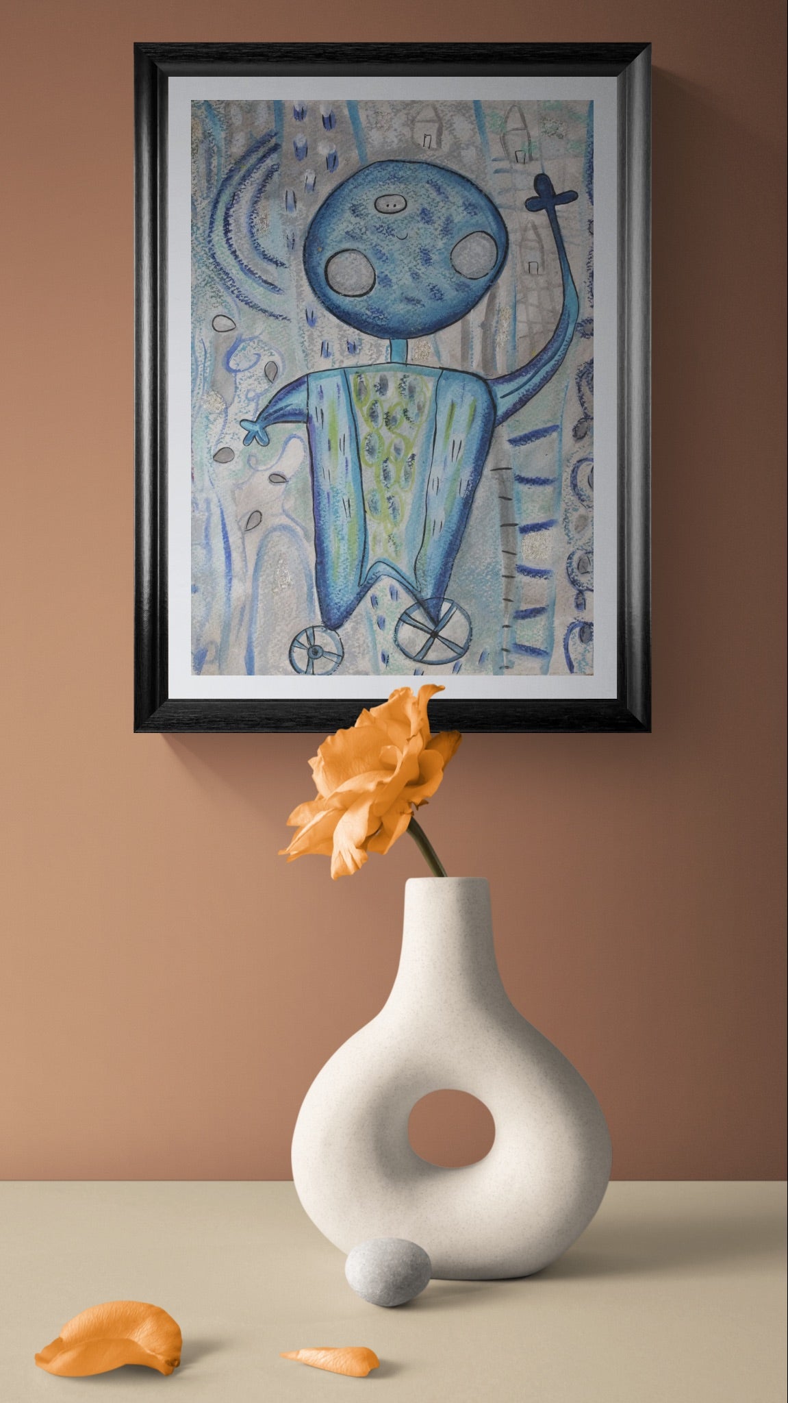 Obra de Arte Original - El Pequeño Gran Gigante