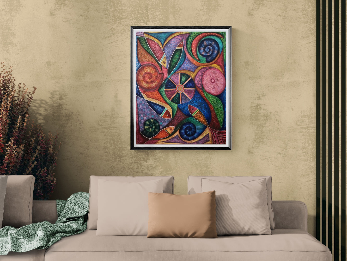 Obra de Arte Original - Fluye como el Rio