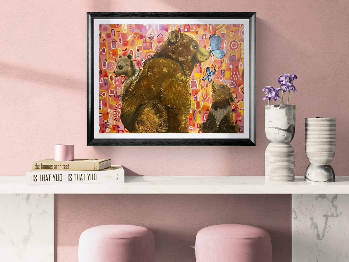 Obra de Arte Original - Mariposas Curiosas