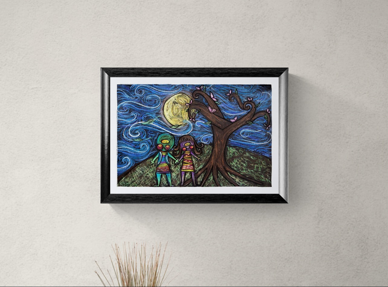 Obra de Arte Original - Los Amantes